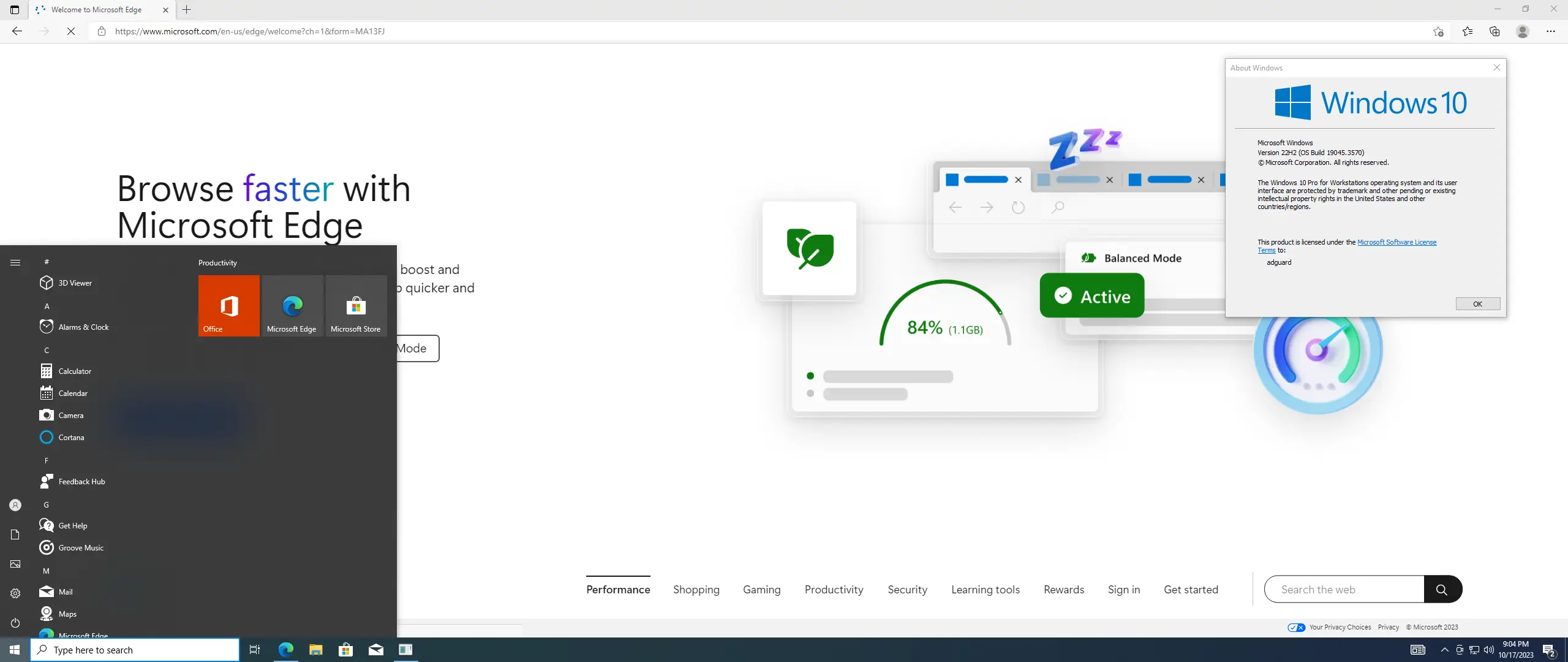 Установка Microsoft Windows 10.0.19045.3570, Version 22H2 (Updated October 2023) - Оригинальные образы от Microsoft MSDN [En]
