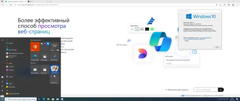 Установка Microsoft Windows 10 [10.0.19045.4529], Version 22H2 (Updated June 2024) - Оригинальные образы от Microsoft MSDN VLSC [Ru]