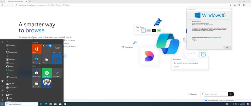 Установка Microsoft Windows 10 [10.0.19045.4780], Version 22H2 (Updated August 2024) - Оригинальные образы от Microsoft MSDN [En]