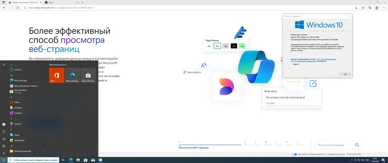 Установка Microsoft Windows 10 [10.0.19045.4894], Version 22H2 (Updated September 2024) - Оригинальные образы от Microsoft MSDN [Ru]