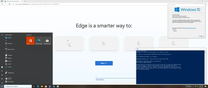 Установка Microsoft Windows 10 [10.0.19045.5854], Version 22H2 (Updated May 2025) - Оригинальные образы от Microsoft MSDN [En]