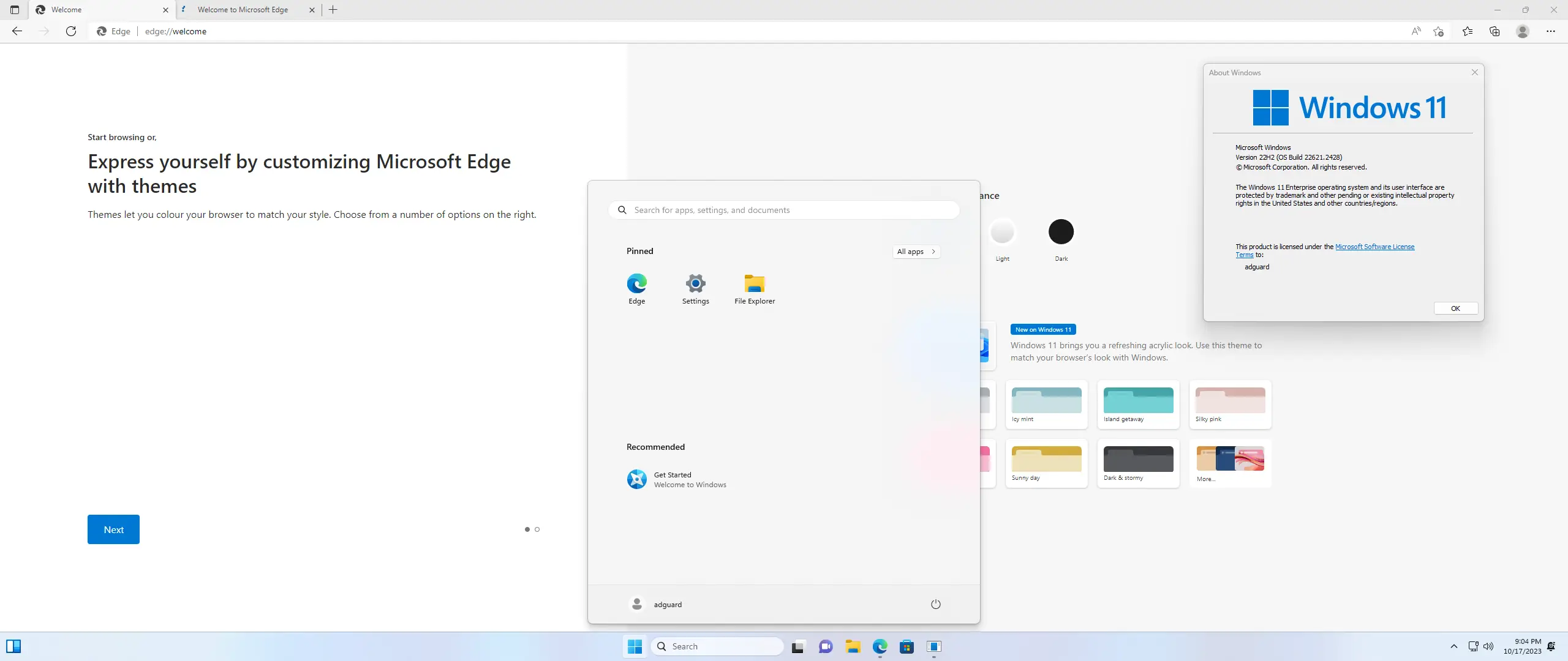 Установка Microsoft Windows 11 [10.0.22621.2428], Version 22H2 (Updated October 2023) - Оригинальные образы от Microsoft MSDN [En]