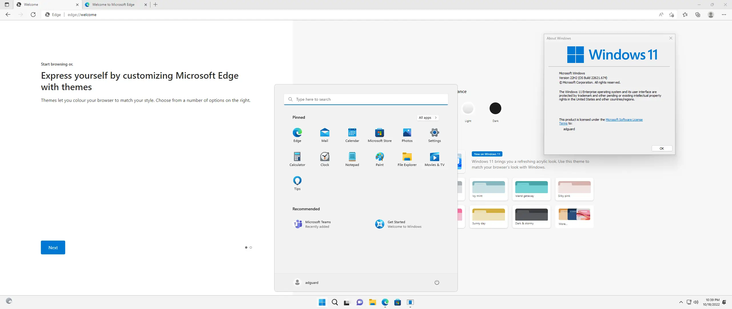 Установка Microsoft Windows 11 [10.0.22621.674], Version 22H2 (Updated October 2022) - Оригинальные образы от Microsoft MSDN [En]