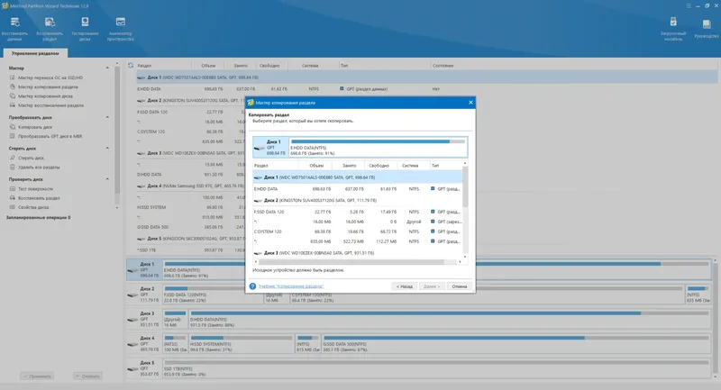 Установка MiniTool Partition Wizard Technician 12.9 RePack (& Portable) by elchupacabra [Multi Ru]