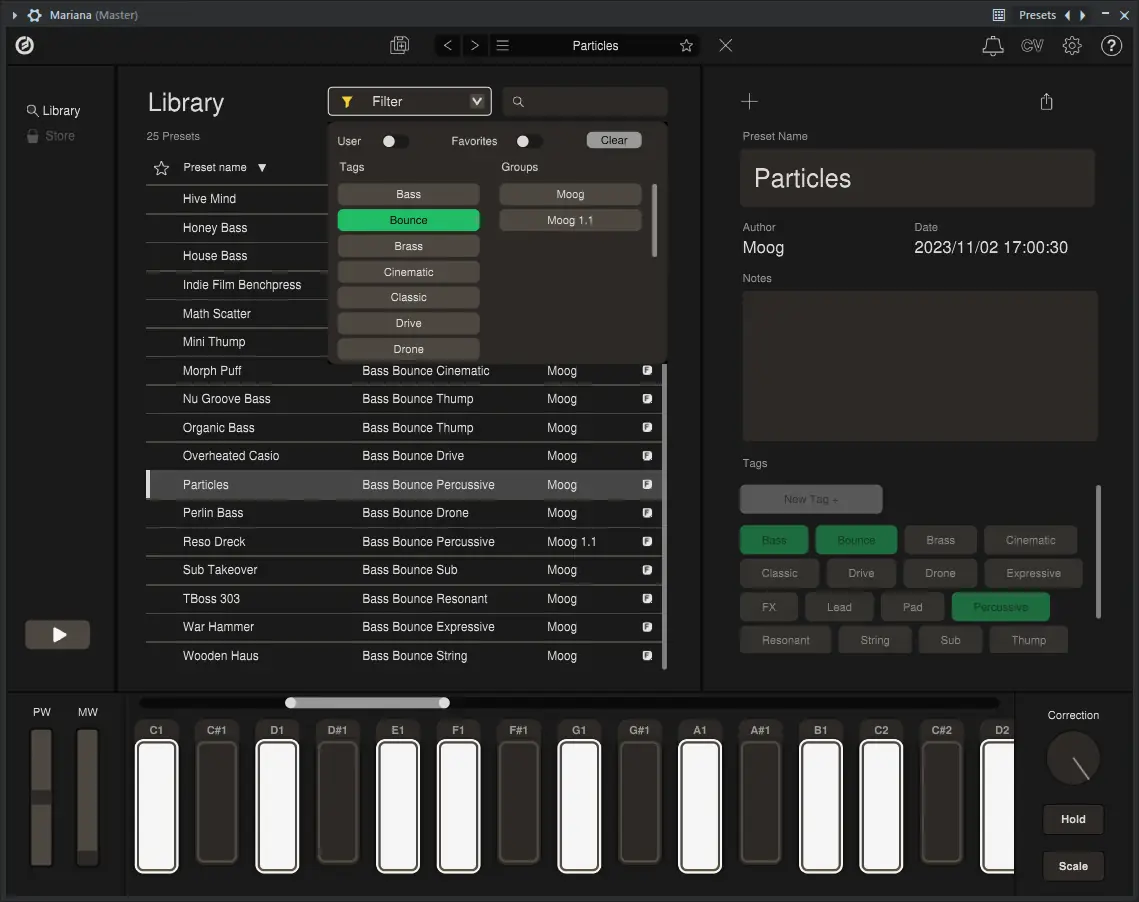 Установка Moog Music - Mariana 1.1.0 Standalone, VSTi 3, AAX (x64) RePack by TCD (Rev.1) [En]