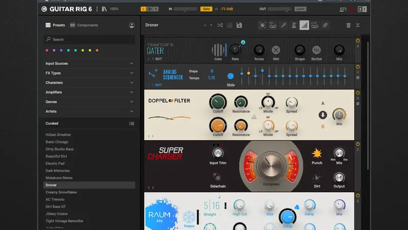 Установка Native Instruments - Guitar Rig 6 Pro 6.2.2 STANDALONE, VST, AAX (x64) [En]