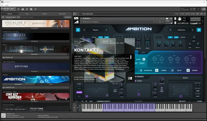 Установка Native Instruments - Kontakt 7.1.6 STANDALONE, VSTi, VSTi 3, AAX (x64) Portable by vkDanilov [Ru En]