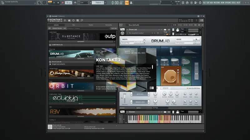 Установка Native Instruments - Kontakt 7.1.8 STANDALONE, VSTi, VSTi 3, AAX (x64) Portable by vkDanilov [Ru En]