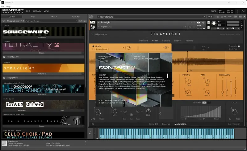 Установка Native Instruments - Kontakt 7.8.1 STANDALONE, VSTi, VSTi 3, AAX (x64) Portable by vkDanilov [Ru En]