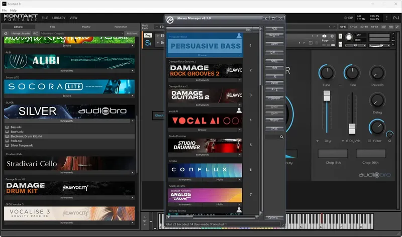 Установка Native Instruments - Kontakt 8.5.1 STANDALONE, VSTi, VSTi 3, AAX (x64) Portable by vkDanilov [En]