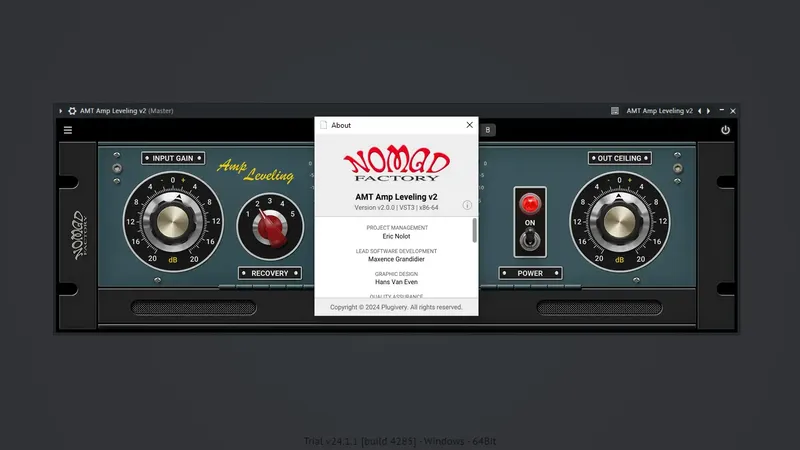 Установка Nomad Factory - Analog Mastering Tools 2.0.0 VST, VST 3, AAX (x64) RePack by TCD [En]