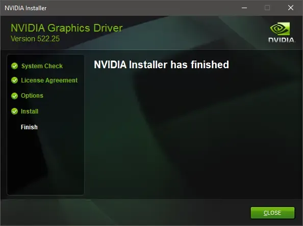 Установка NVIDIA GeForce Desktop Game Ready 522.25 WHQL + DCH [Multi Ru]