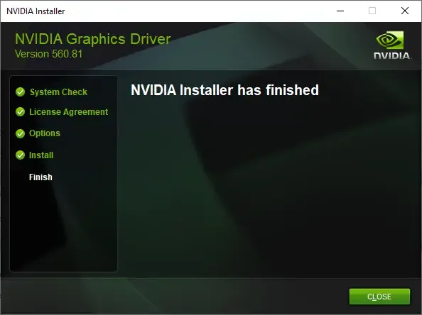 Установка NVIDIA GeForce Desktop Game Ready 560.81 WHQL + DCH [Multi Ru]