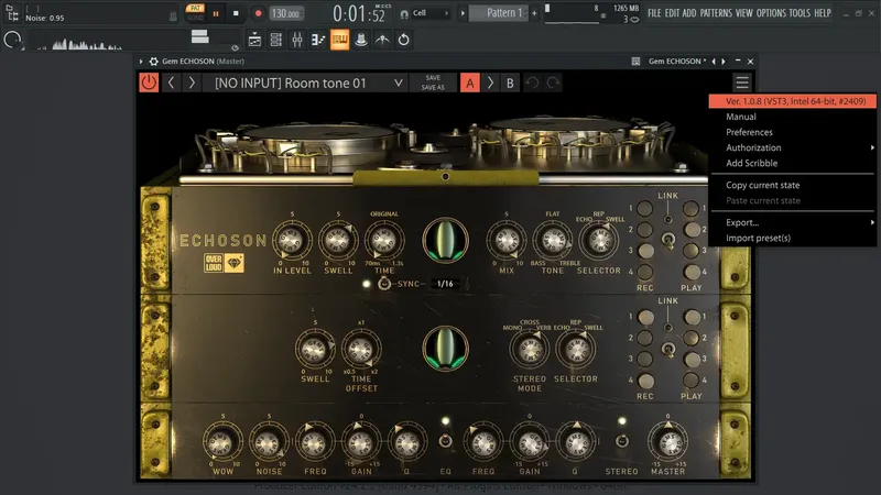 Установка Overloud - Gem ECHOSON 1.0.8 STANDALONE, VST, VST 3, AAX (x86 x64) [En]