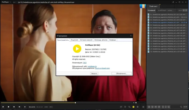Установка PotPlayer 220706 (1.7.21765) (x64) RePack (& Portable) by elchupacabra [Multi Ru]