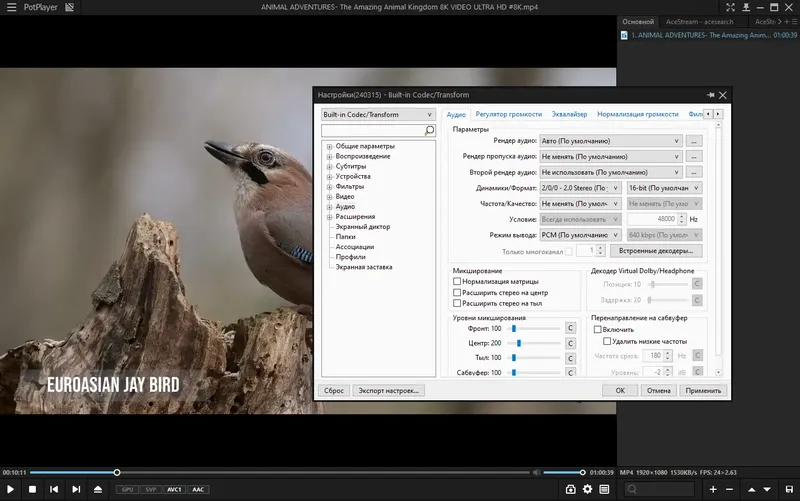 Установка PotPlayer 240315 (1.7.22129) RePack (& portable) by elchupacabra [Multi Ru]