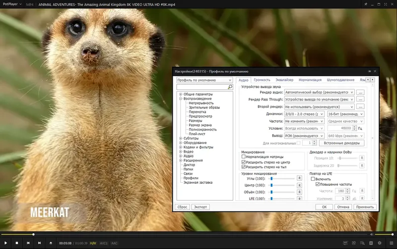 Установка PotPlayer 240315 (1.7.22129) Stable + Portable (x86 x64) by SamLab [Multi Ru]