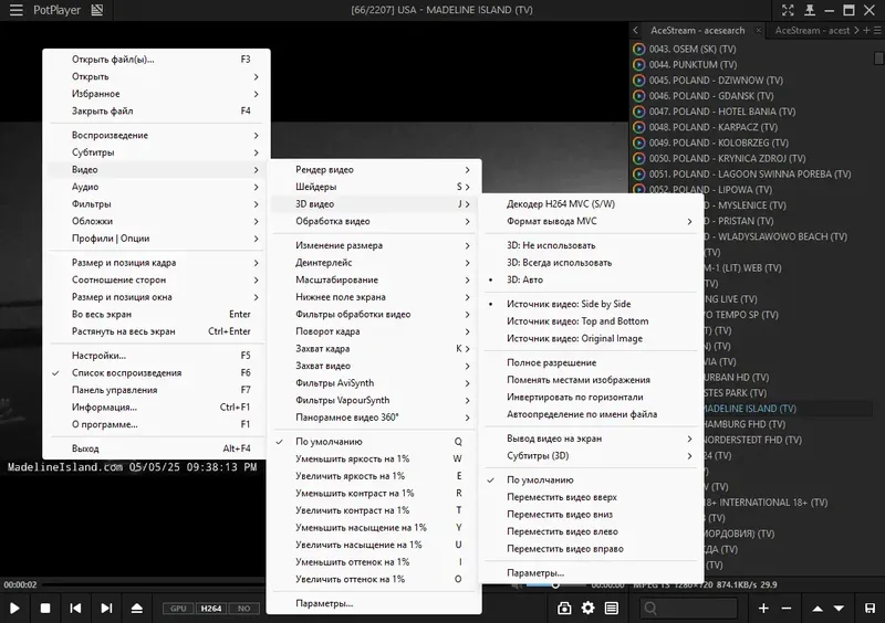 Установка PotPlayer 250313 (1.7.22508) RePack (& Portable) by elchupacabra (06.05.2025) [Multi Ru]