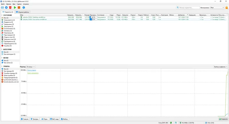 Установка qBittorrent 5.0.2 Portable by stalkerok (x64) [Multi Ru]