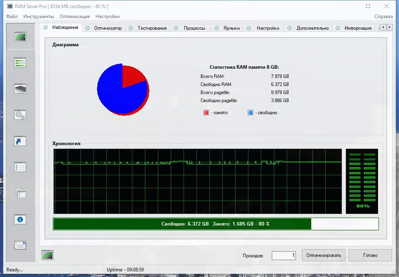 Установка RAM Saver Professional 21.9 RePack (& Portable) by elchupacabra [Multi Ru]