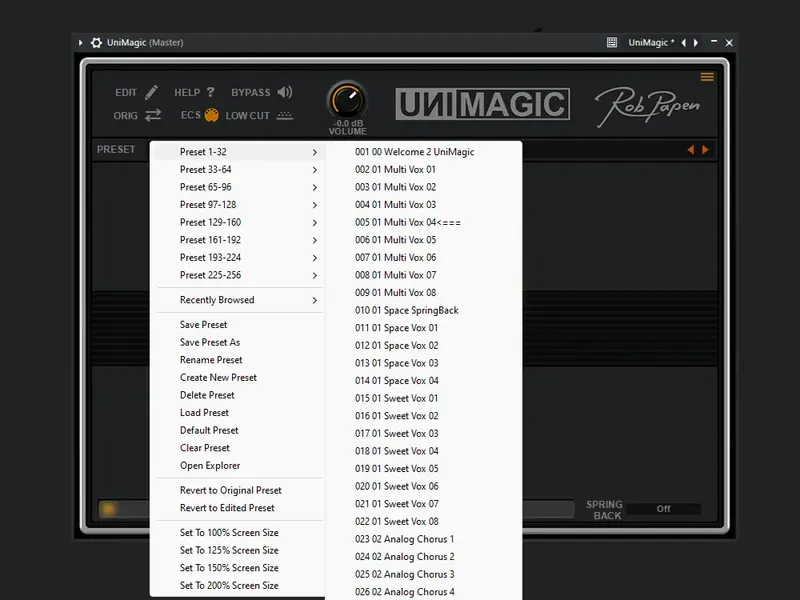 Установка Rob Papen - UniMagic 1.0.0 VST, VST 3, AAX (x64) [En]