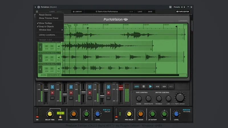 Установка Robotic Bean - Portatron 1.5.0 VST 3, AAX (x64) [En]
