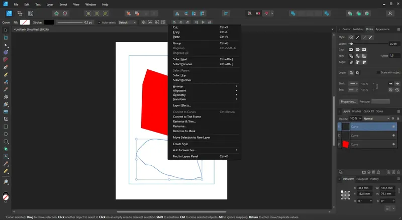 Установка Serif Affinity Designer 2.2.1.2075 (x64) Portable by 7997 [Multi]