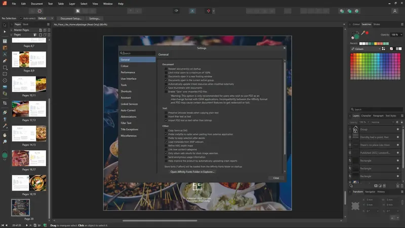 Установка Serif Affinity Publisher 2.5.6.2887 RePack (& Portable) by elchupacabra [Multi]