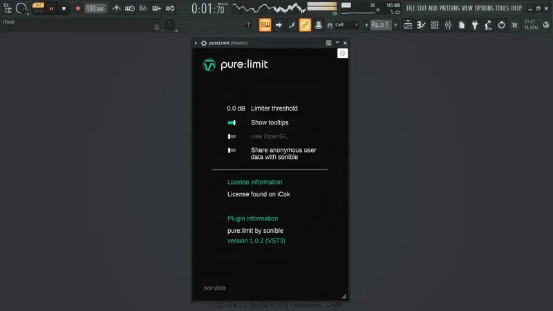 Установка Sonible - pure limit 1.0.2 VST, VST 3, AAX (x64) RePack by TCD [En]