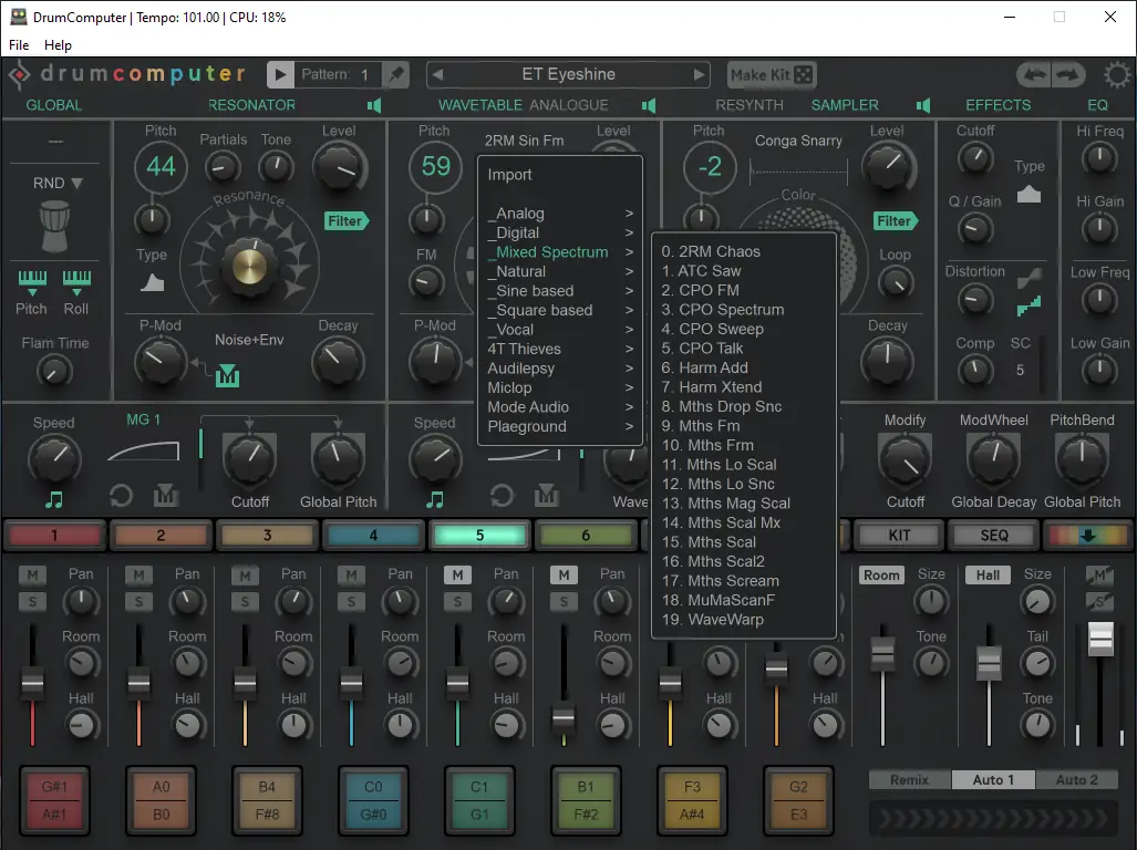 Установка Sugar Bytes - DrumComputer 1.2.9 Standalone, VSTi, VSTi 3, AAX RePack by TCD [En]