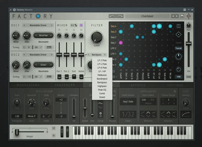 Установка Sugar Bytes - Factory 1.1.1 STANDALONE, VSTi, VSTi3, AAX (x64) [En]