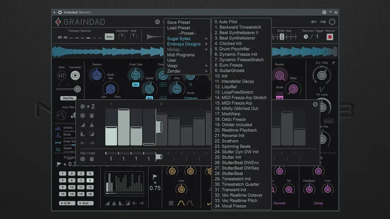 Установка Sugar Bytes - Graindad 1.0.4 Standalone, VST, VST 3, AAX RePack by TCD [En]