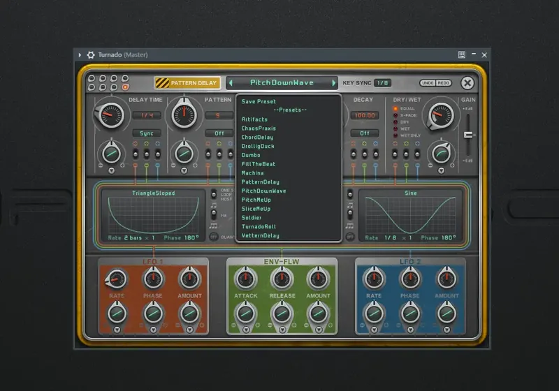 Установка Sugar Bytes - Turnado 1.7.5 (x64) Standalone, VST, VST 3, AAX RePack by TCD [En]