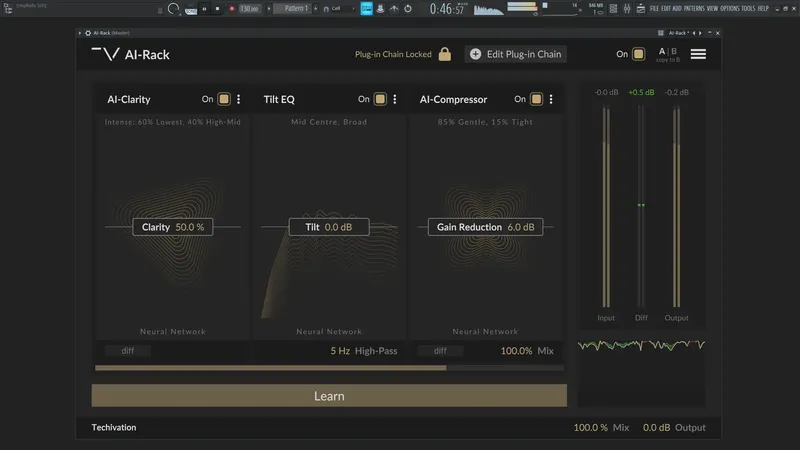 Установка Techivation - AI-Rack 1.0.0 VST, VST 3, AAX RePack by BUBBiX [En]