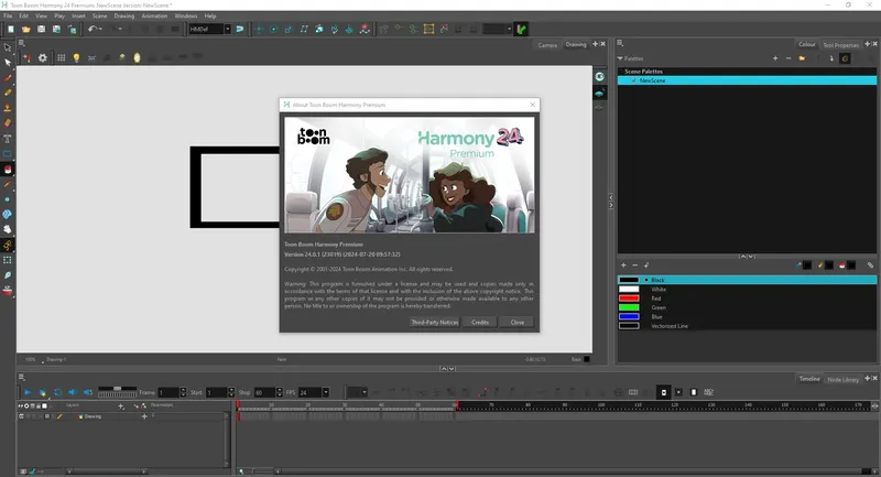 Установка Toon Boom Harmony Premium 24.0.1 Build 23019 (x64) RePack by PooShock [Multi]