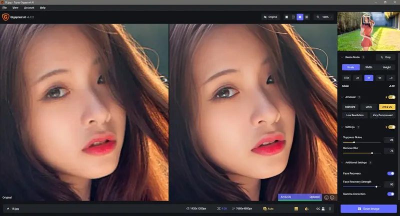 Установка Topaz Gigapixel AI 6.2.2 RePack (& Portable) by TryRooM [En]