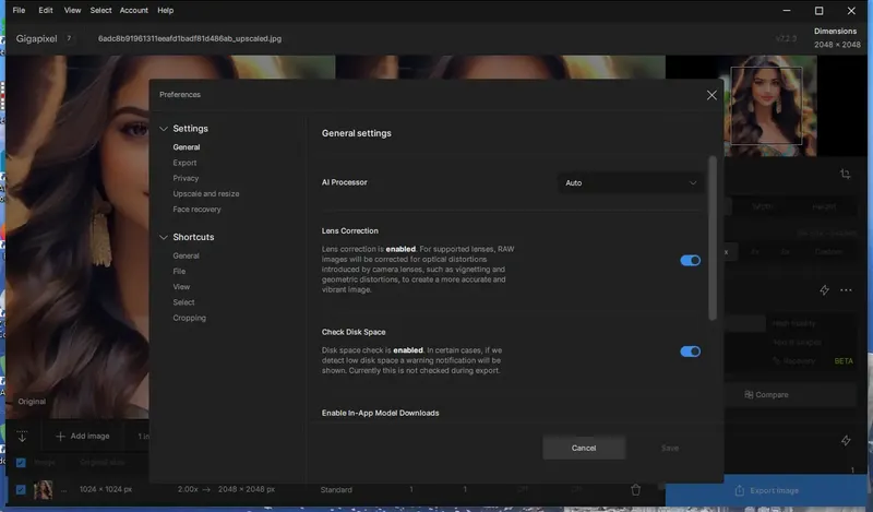 Установка Topaz Gigapixel AI 7.2.3 + models Portable by 7997 [En]