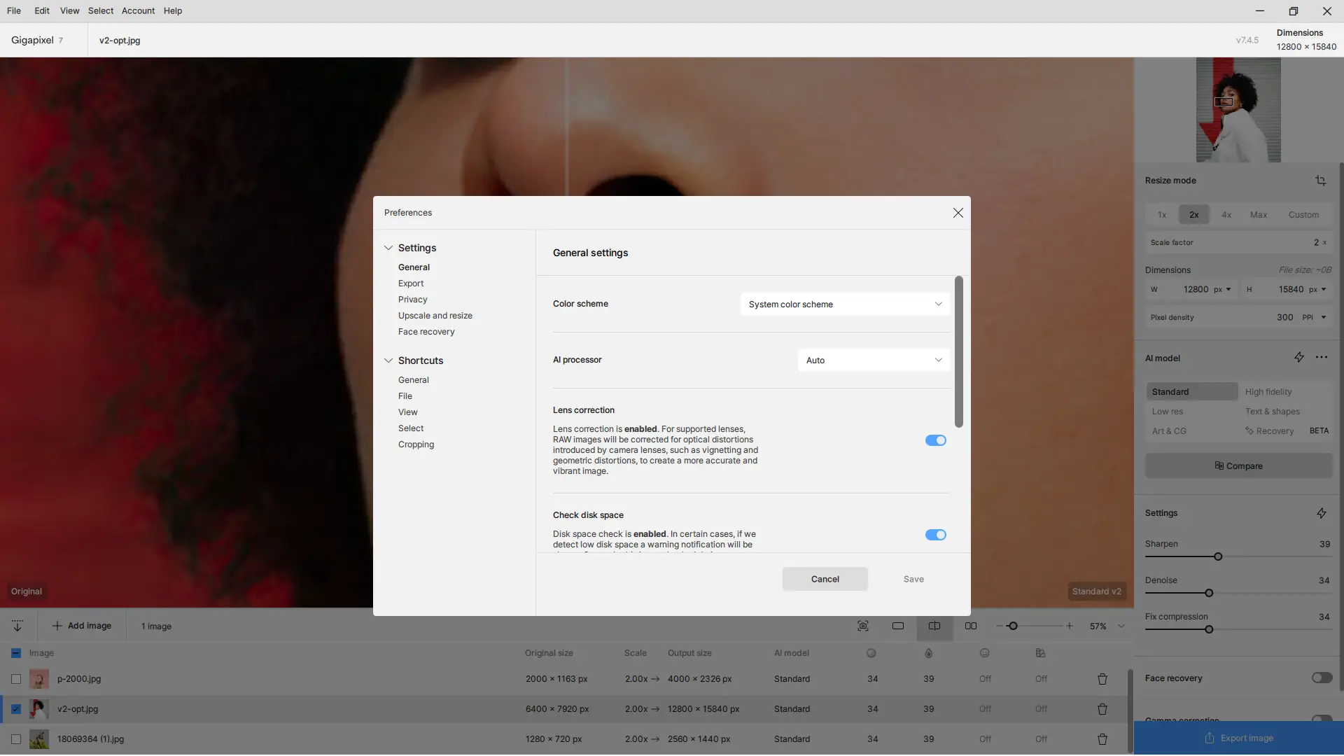 Установка Topaz Gigapixel AI 7.4.5 Beta (x64) RePack (& Portable) by elchupacabra [En]