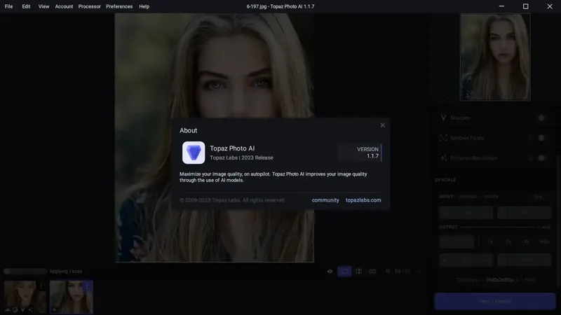 Установка Topaz Photo AI 1.1.7 RePack (& Portable) by elchupacabra [En]
