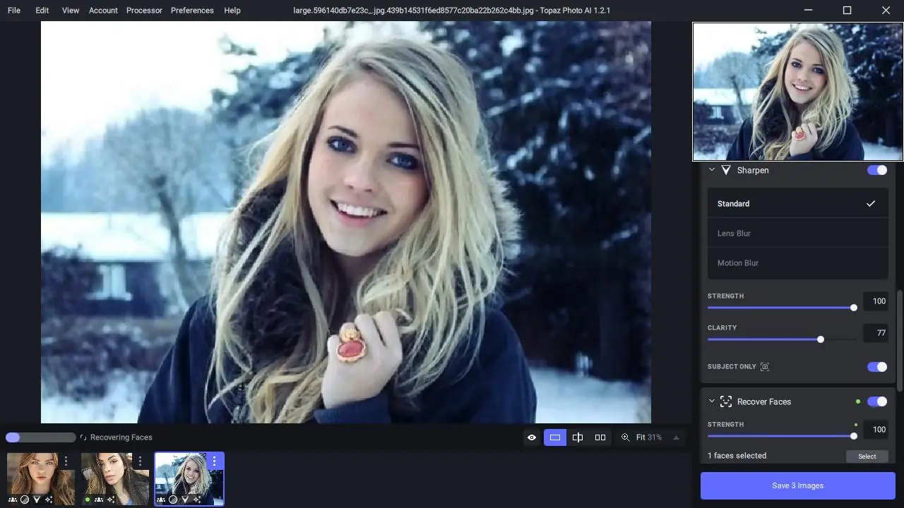 Установка Topaz Photo AI 1.2.1 (x64) Portable by 7997 [En]