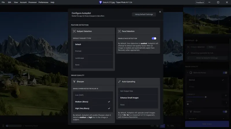Установка Topaz Photo AI 1.2.6 (x64) Portable by 7997 [En]