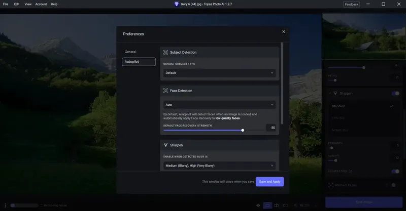 Установка Topaz Photo AI 1.2.7 (x64) Portable by 7997 [En]