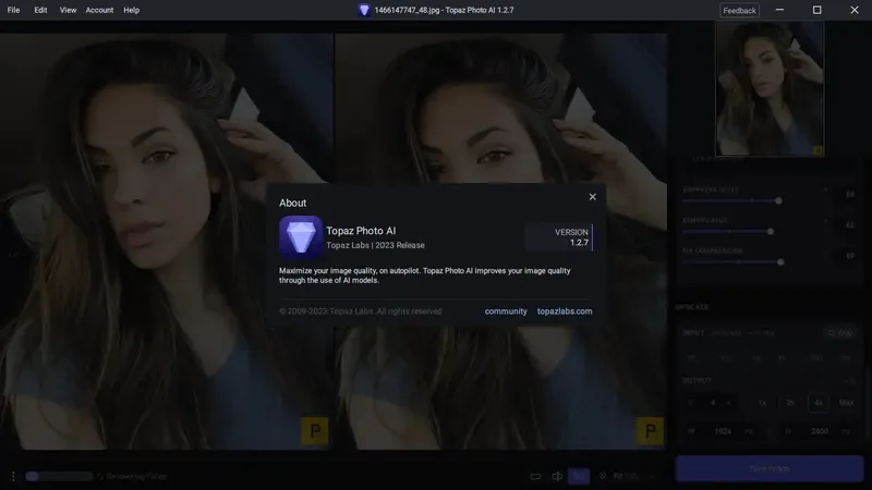 Установка Topaz Photo AI 1.2.7 (x64) RePack (& Portable) by elchupacabra [En]
