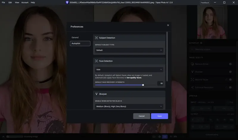 Установка Topaz Photo AI 1.2.8 (x64) Portable by 7997 [En]