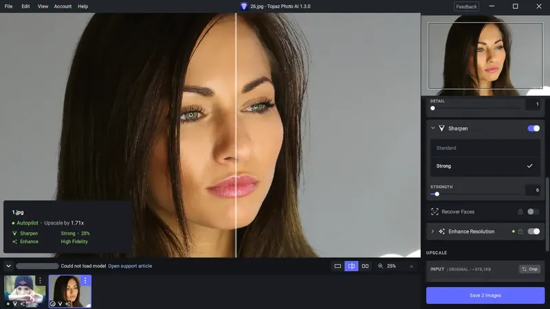 Установка Topaz Photo AI 1.3.0 (x64) Portable by 7997 [En]