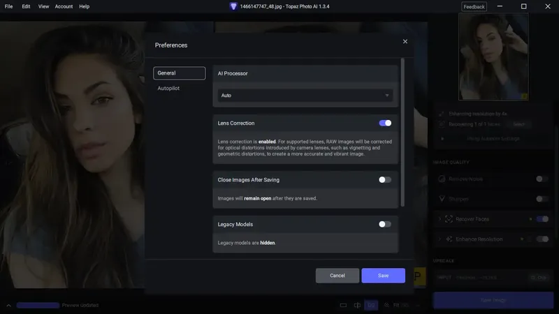 Установка Topaz Photo AI 1.3.4 (x64) Portable by 7997 [En]