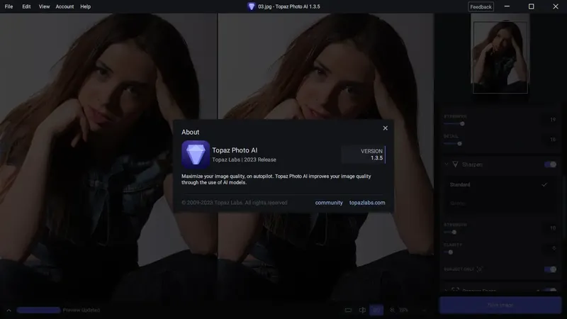 Установка Topaz Photo AI 1.3.5 RePack (& Portable) by TryRooM [En]