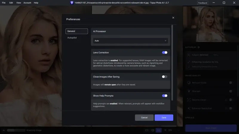 Установка Topaz Photo AI 1.3.7 (x64) Portable by 7997 [En]