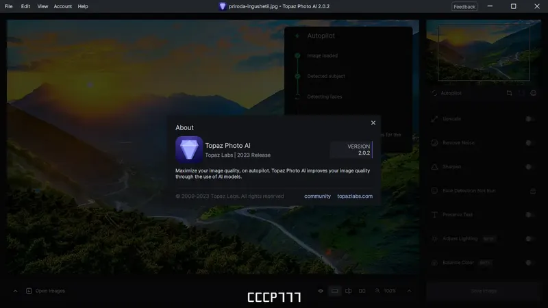 Установка Topaz Photo AI 2.0.2 RePack (& Portable) by elchupacabra [En]
