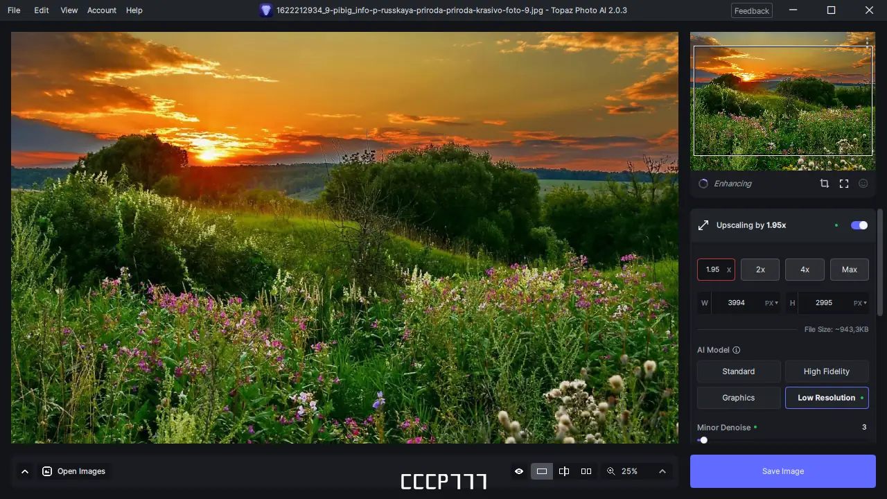 Установка Topaz Photo AI 2.0.3 (x64) Portable by 7997 [En]